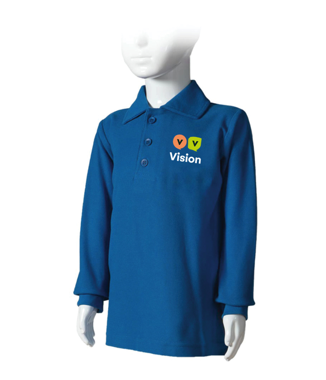 Polo royal « tricot lacoste » manches longues